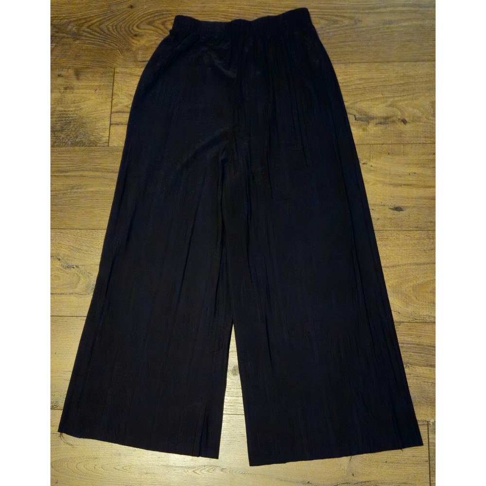Lock‎ and Love Women's Ankle/Maxi Pleated Pants-Culottes Black S/M